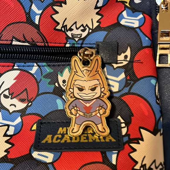 Bio world, my hero, academia, mini graphic backpack/purse - Picture 2 of 6